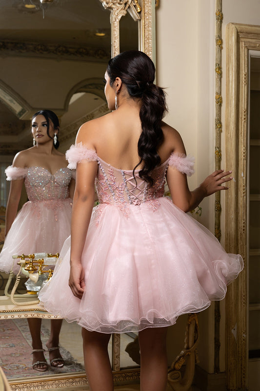 Vestido Corto de Cóctel May Queen MQ2193