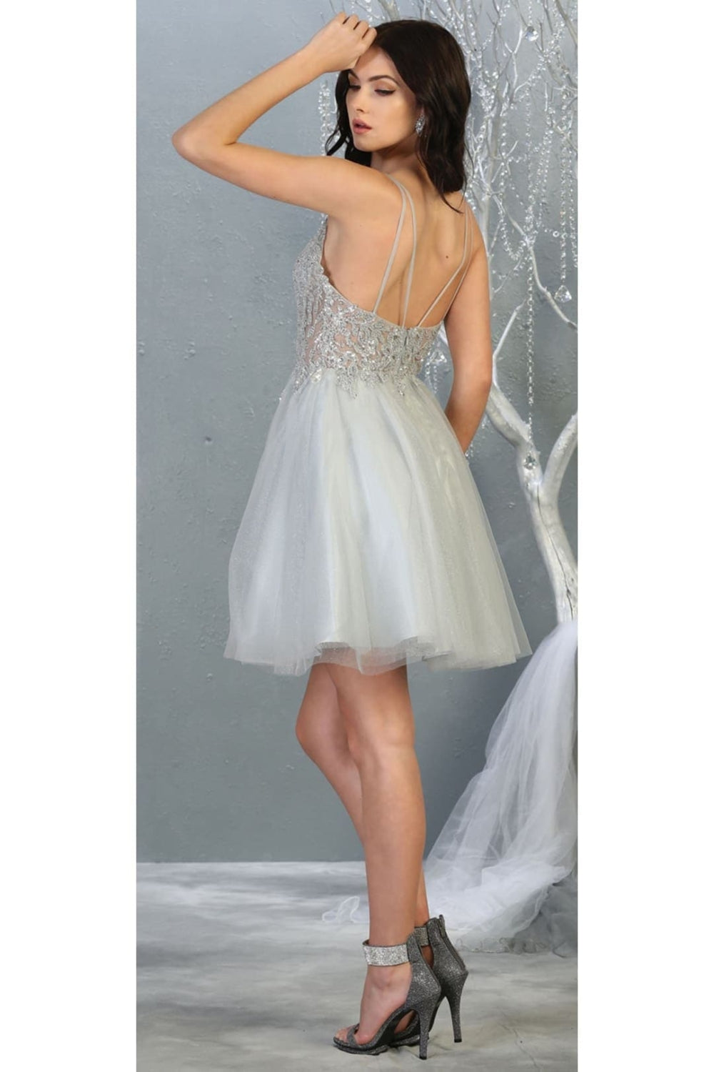 Vestido Corto de Cóctel May Queen MQ1813