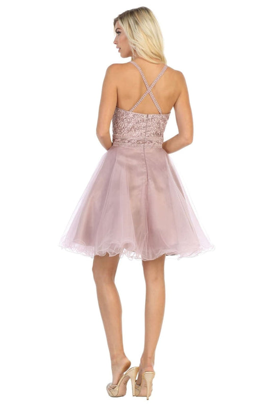 Vestido Corto de Cóctel May Queen MQ1658