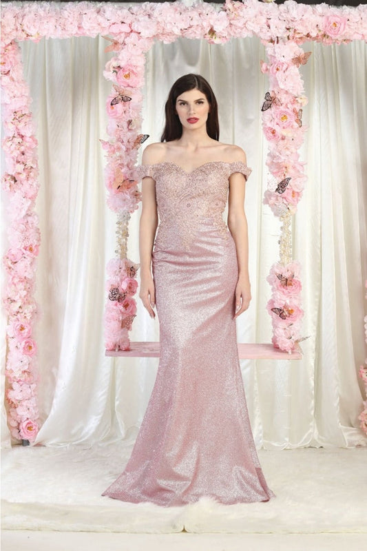 Vestido de Prom May Queen MQ2005 - DUSTY ROSE