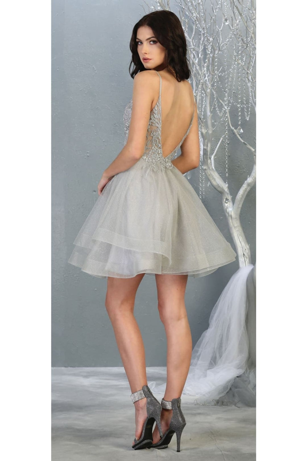 Vestido Corto de Cóctel May Queen MQ1816