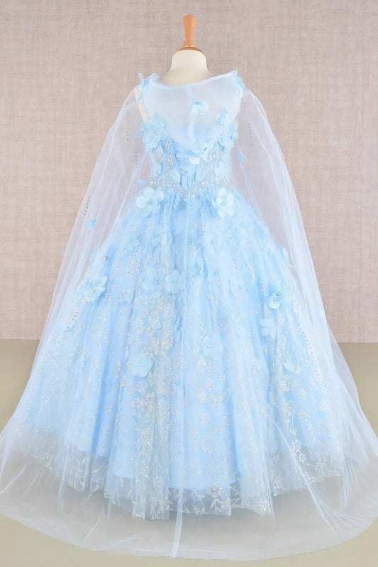 Vestido de Niña Elizabeth K GK105 - BABY BLUE
