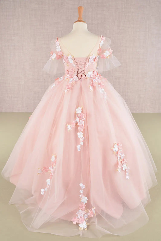 Vestido de Niña Elizabeth K GK107 - BLUSH