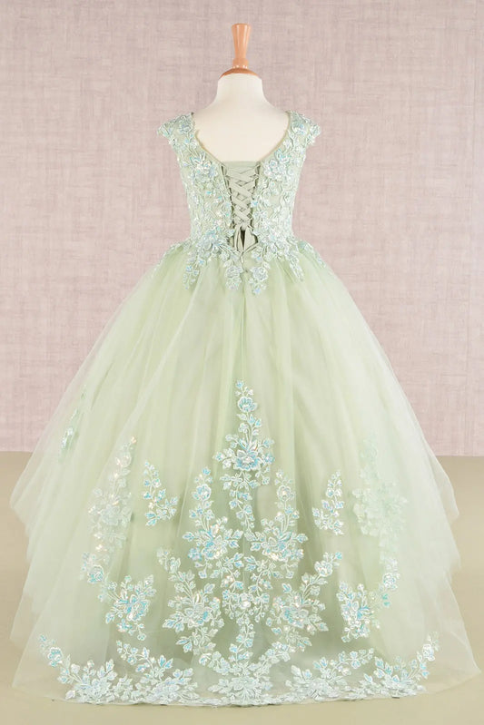 Vestido de Niña Elizabeth K GK108 - SAGE