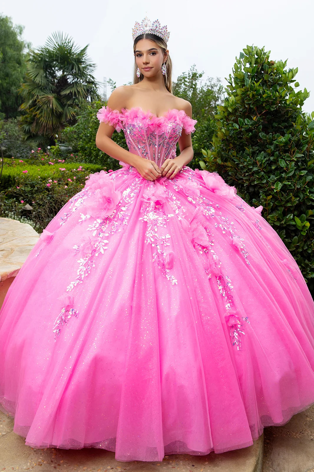 Vestido de XV Años GLS by Gloria GL3547 - PINK