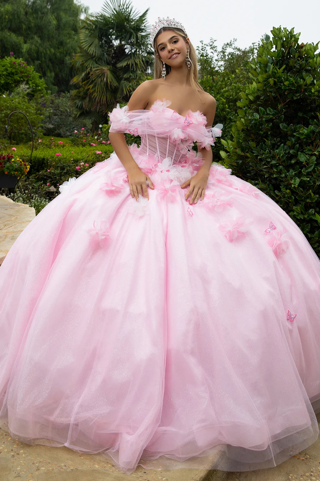 Vestido de XV Años GLS by Gloria GL3608 - PINK