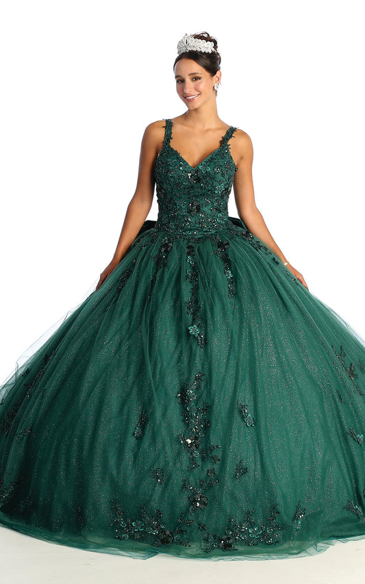 Vestido de XV Años Layla K LK174 - HUNTER GREEN