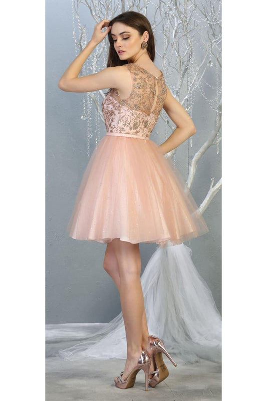 Vestido Corto de Cóctel May Queen MQ1803