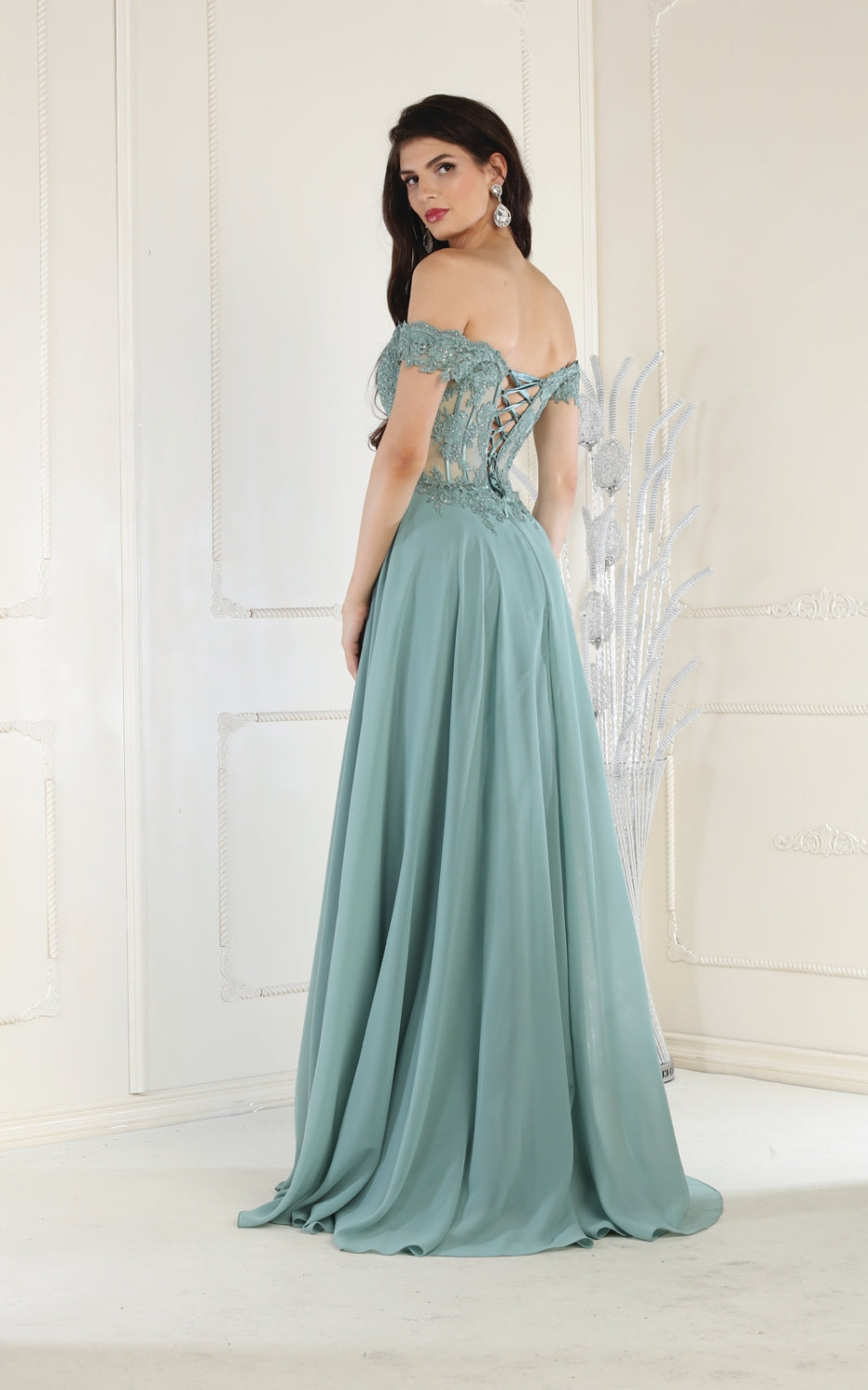 Vestido de Dama de Honor May Queen MQ1714