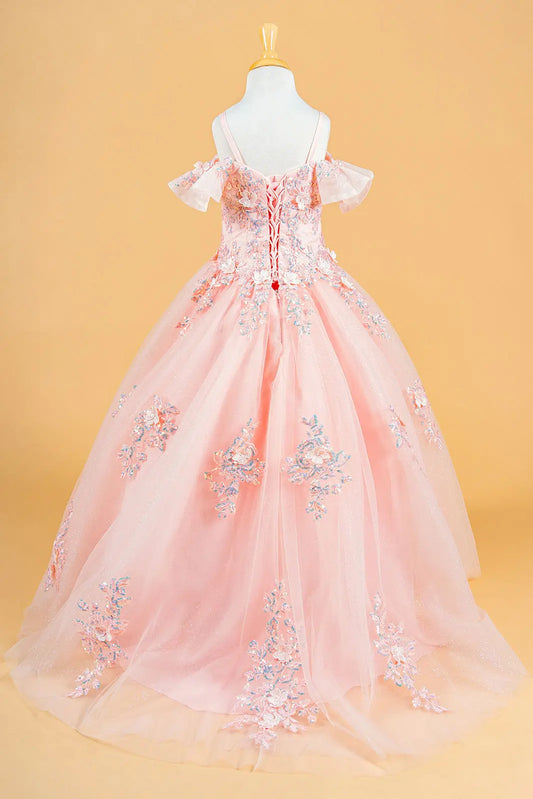 Vestido de Niña Elizabeth K GK120 - BLUSH