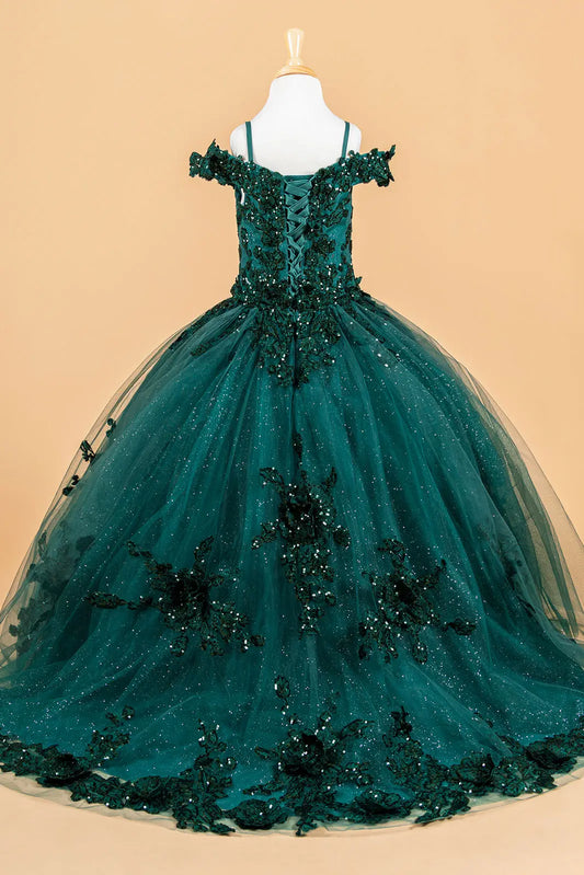 Vestido de Niña Elizabeth K GK121 - GREEN