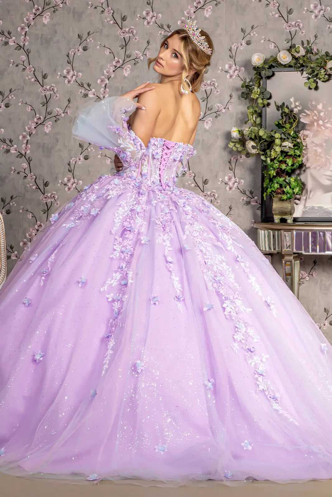 Vestido de XV Años GLS by Gloria GL3470 - LILAC