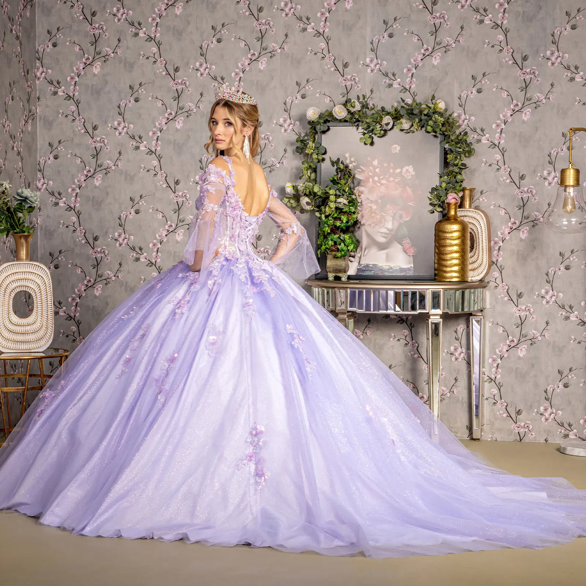 Vestido de XV Años GLS by Gloria GL3484 - LILAC