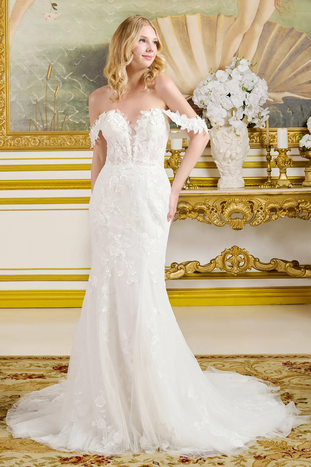 Vestido de Novia GLS by Gloria GL3656 - OFF WHITE