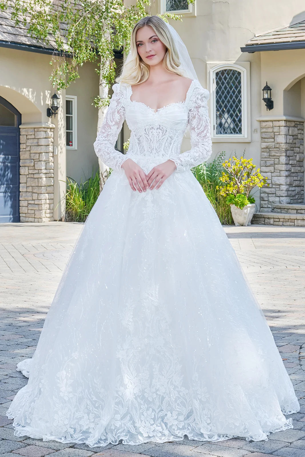 Vestido de Novia GLS by Gloria GL3820 - OFF WHITE
