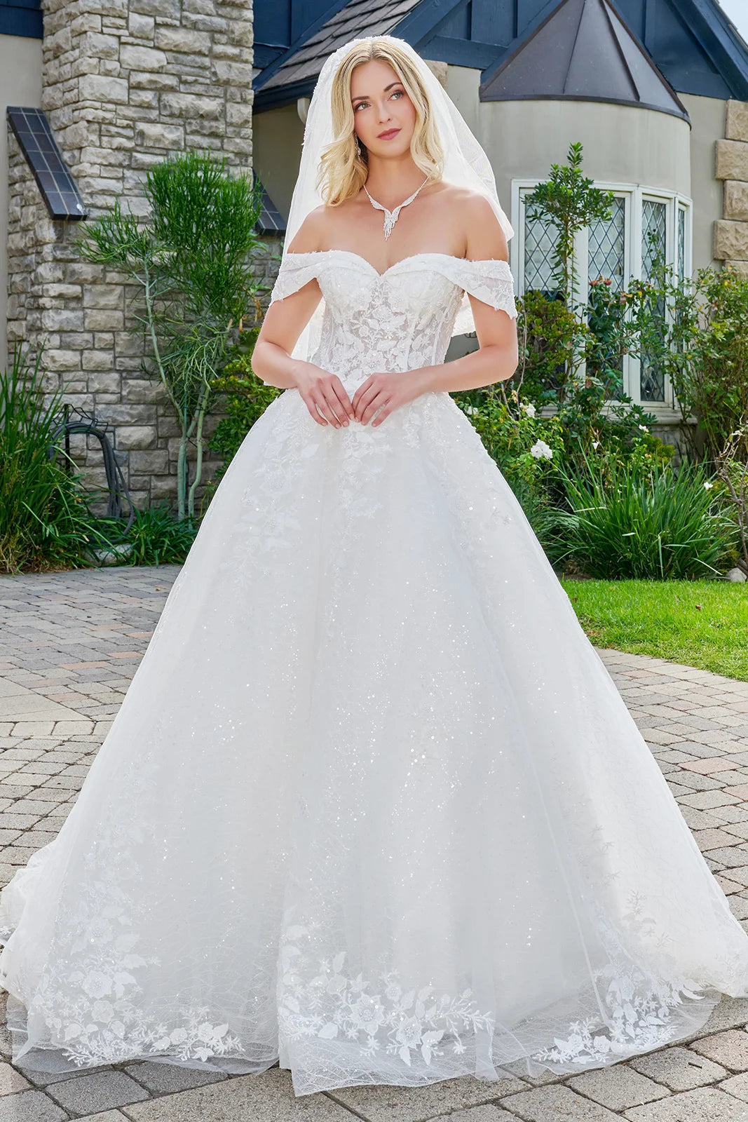 Vestido de Novia GLS by Gloria GL3822 - OFF WHITE