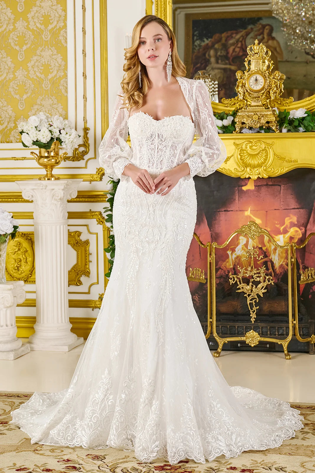 Vestido de Novia GLS by Gloria GL3826 - OFF WHITE