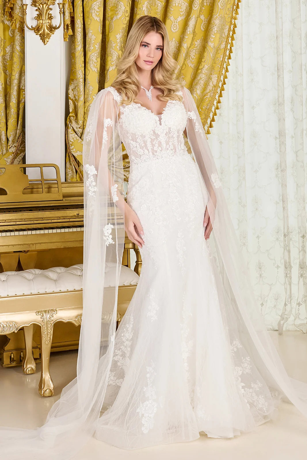 Vestido de Novia GLS by Gloria GL3829 - OFF WHITE