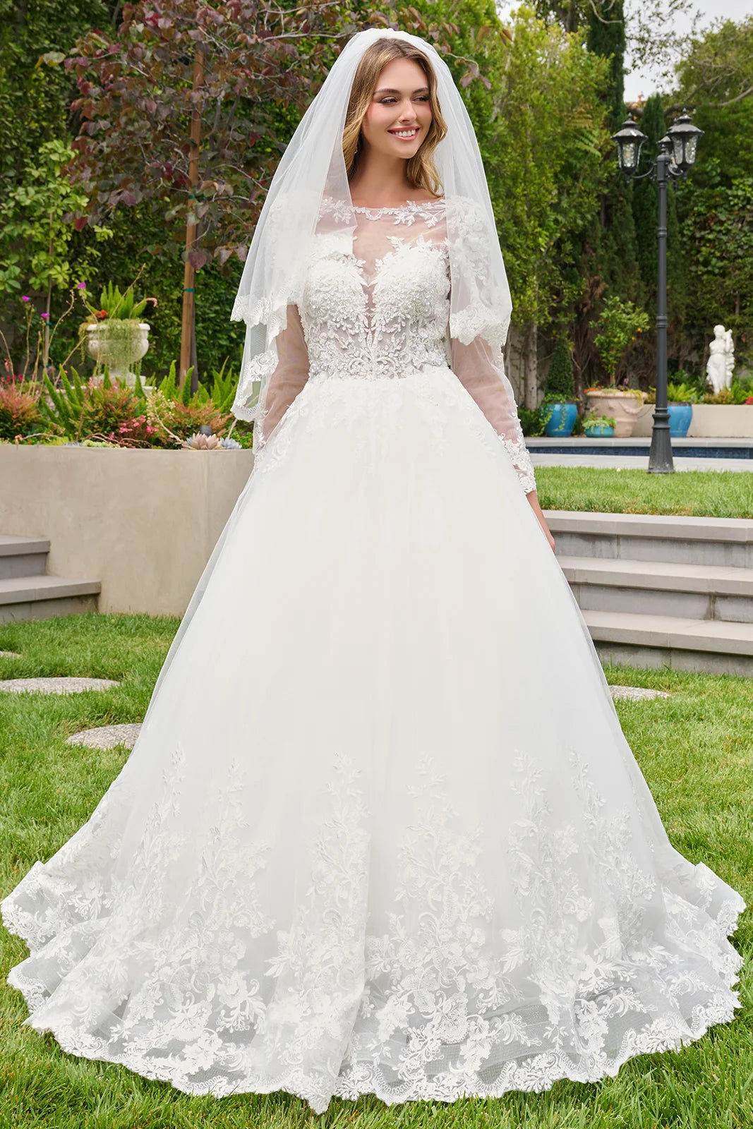 Vestido de Novia GLS by Gloria GL3843 - OFF WHITE