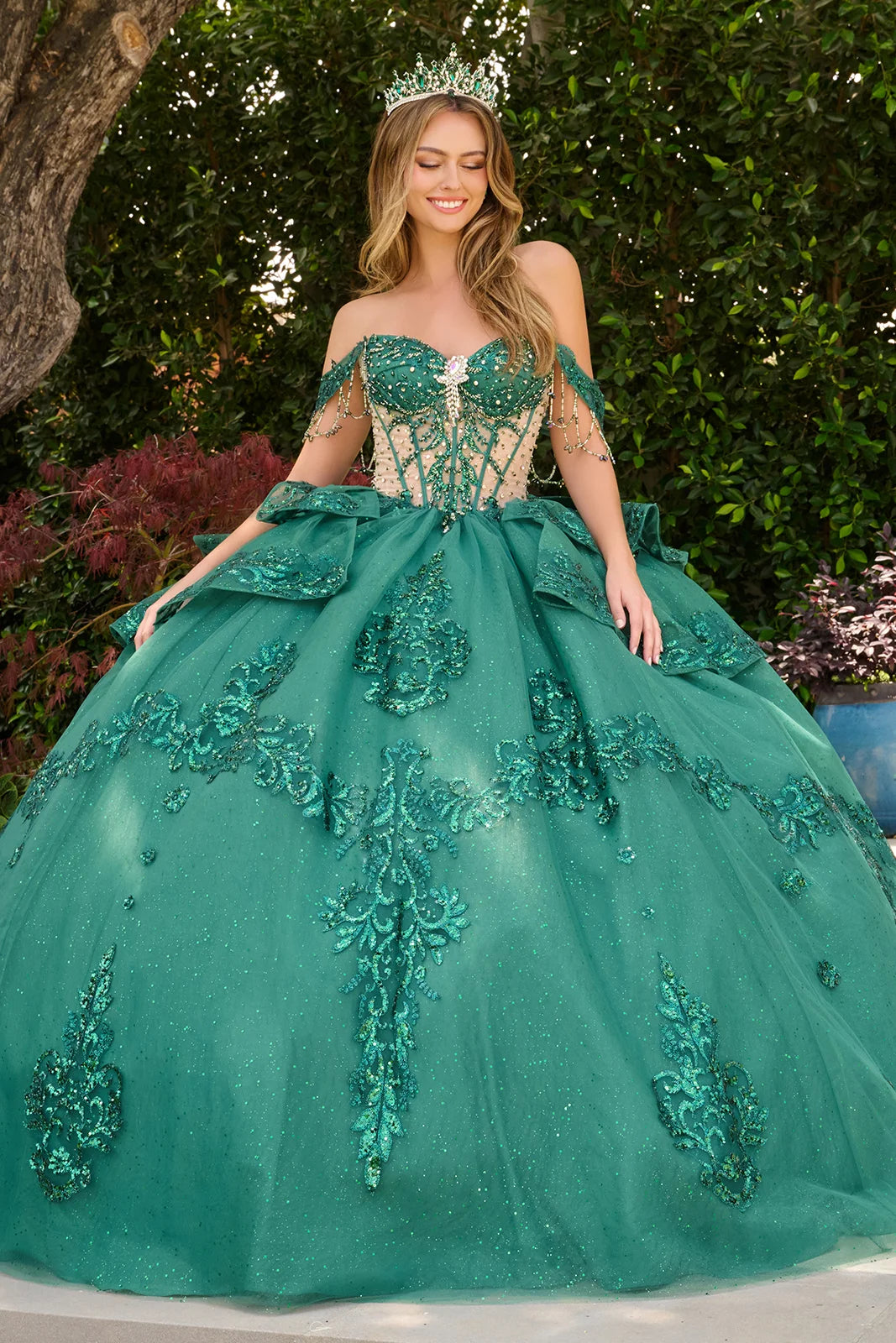 Vestido de XV Años Elizabeth K GL3846 - GREEN