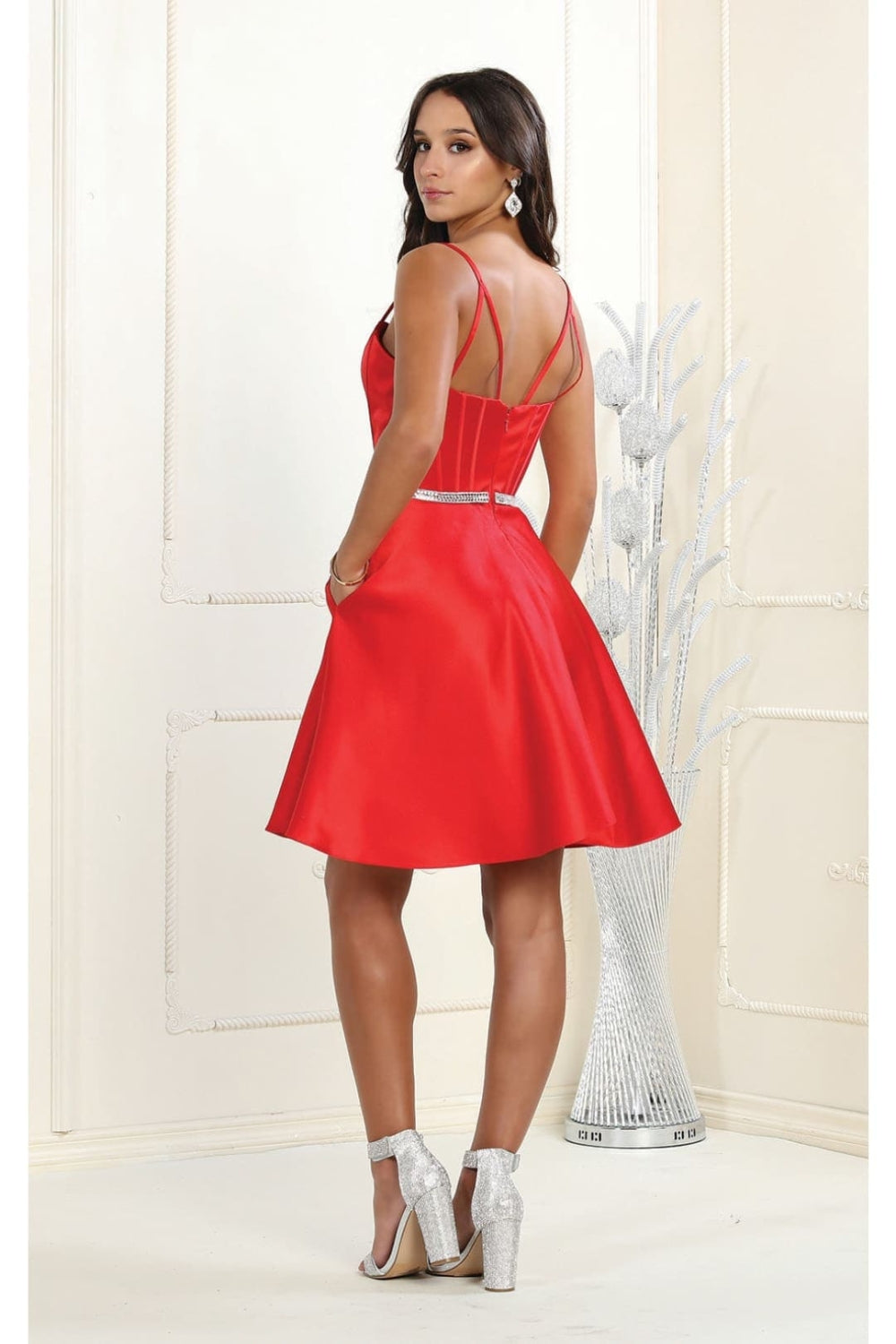 Vestido Corto de Cóctel May Queen MQ1864