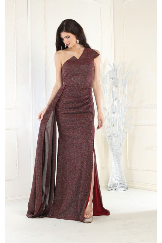 Vestido de Prom May Queen MQ1976 - BURGUNDY