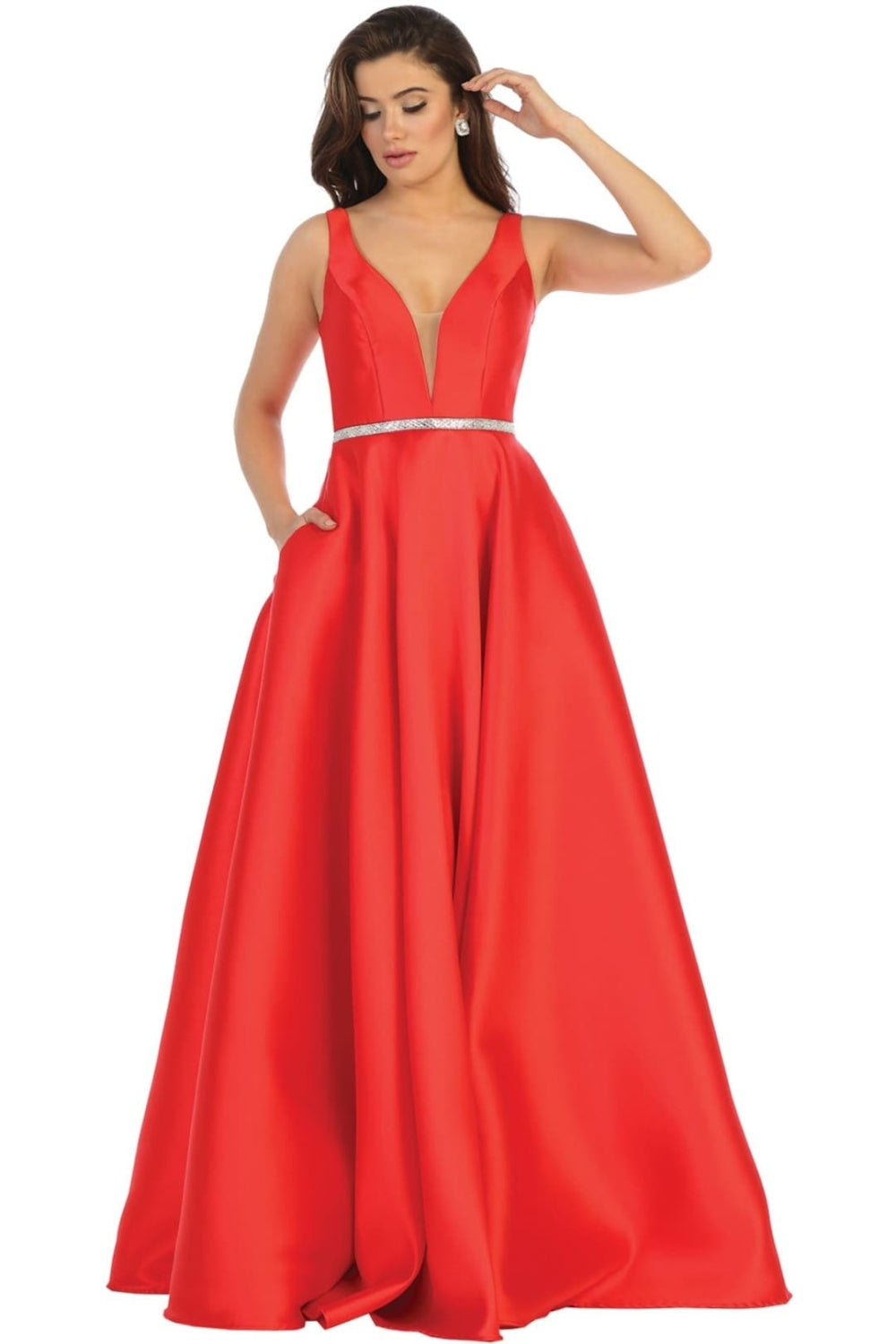 Vestido de Prom May Queen MQ1683 - RED