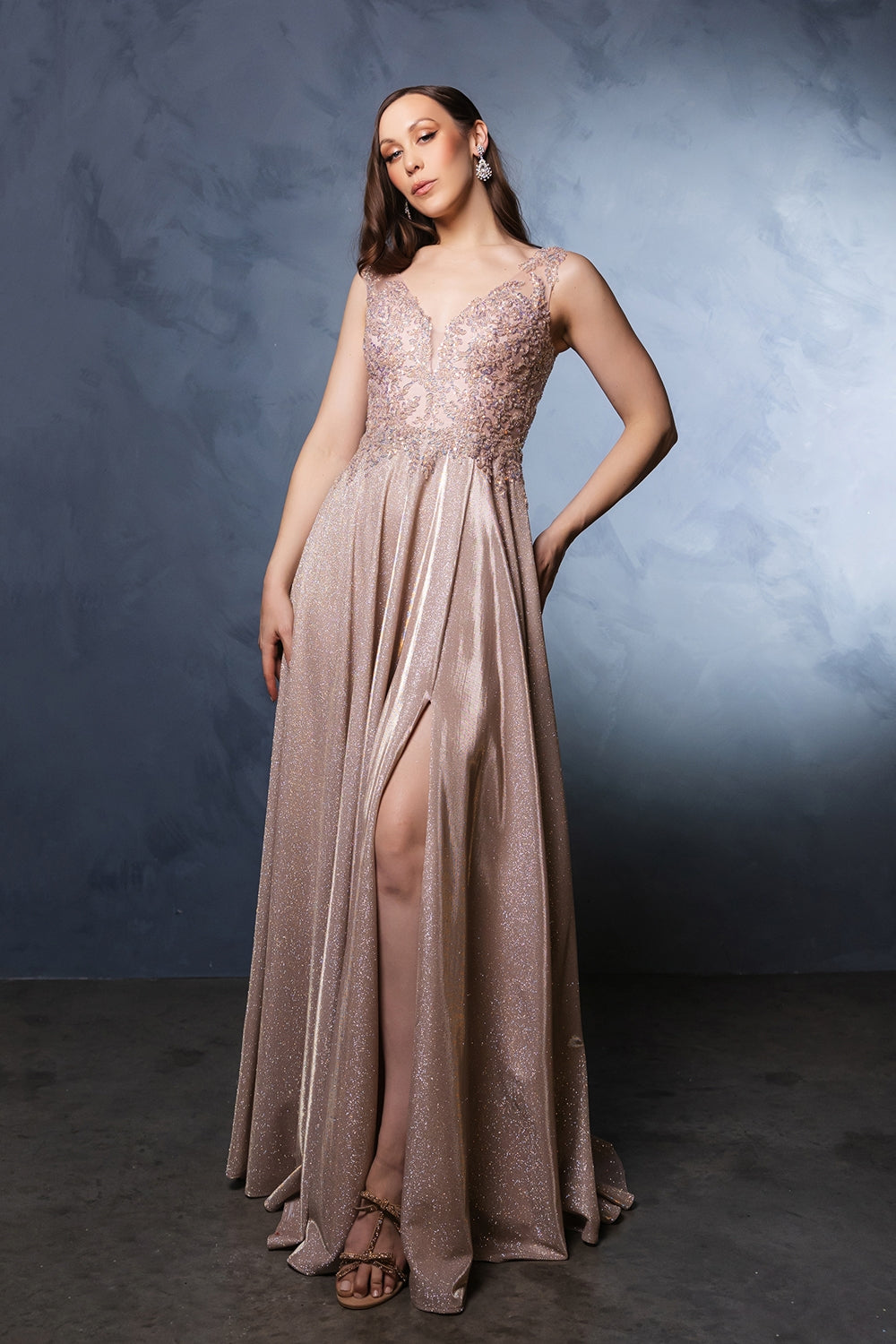 Vestido de Prom May Queen MQ2137 - ROSE GOLD
