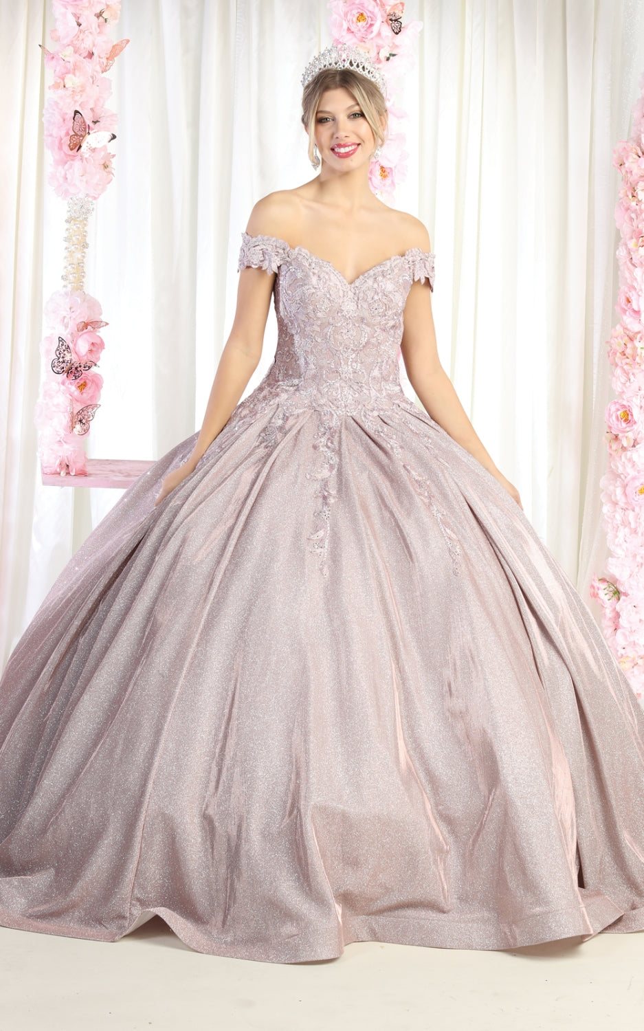Vestido de XV Años Layla K LK178 - ROSE GOLD