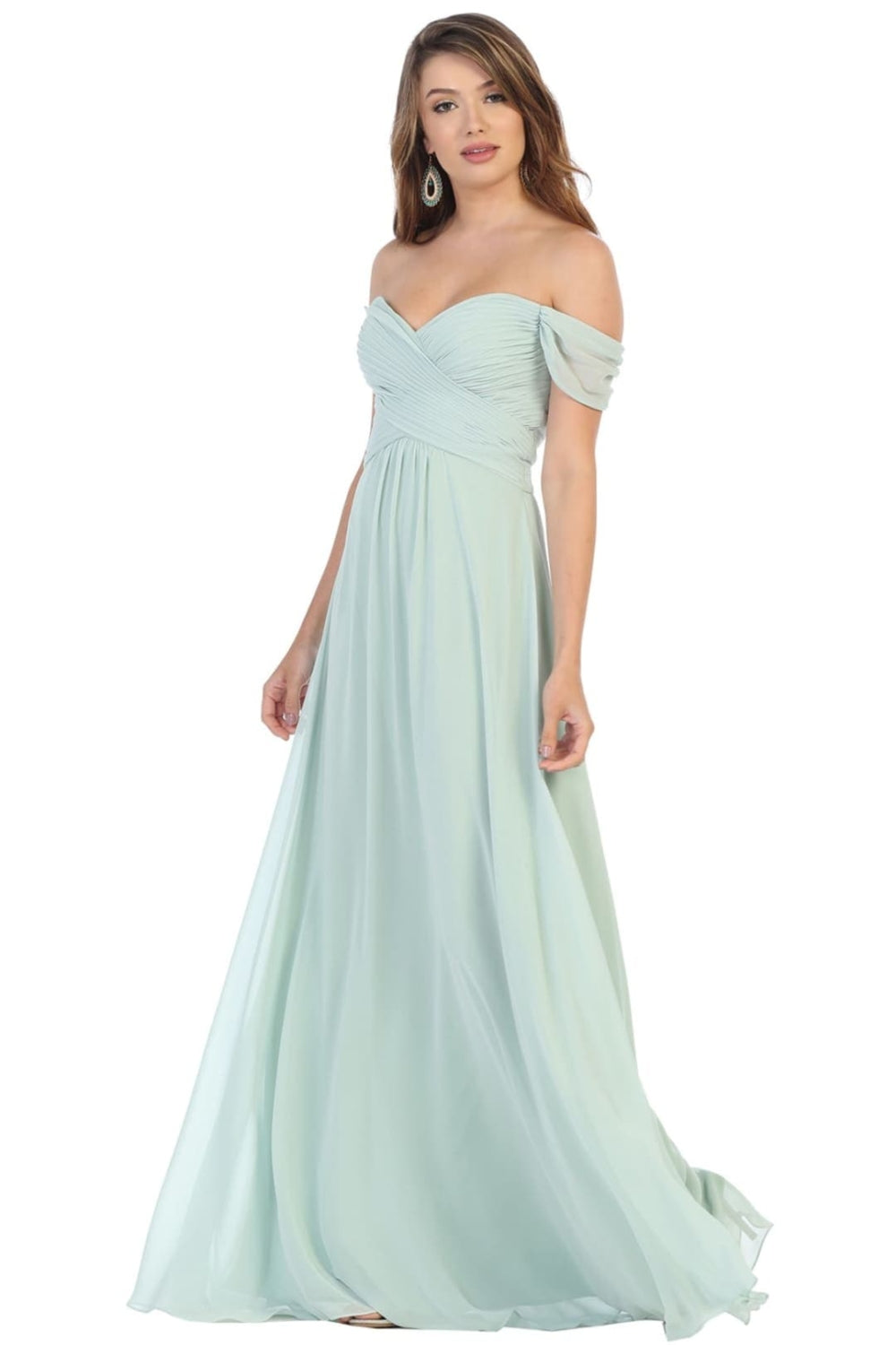 Vestido de Dama de Honor May Queen MQ1711 - SAGE