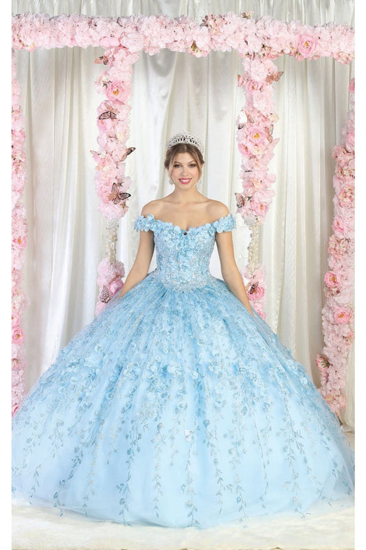 Vestido de XV Años Layla K LK198 - BABY BLUE