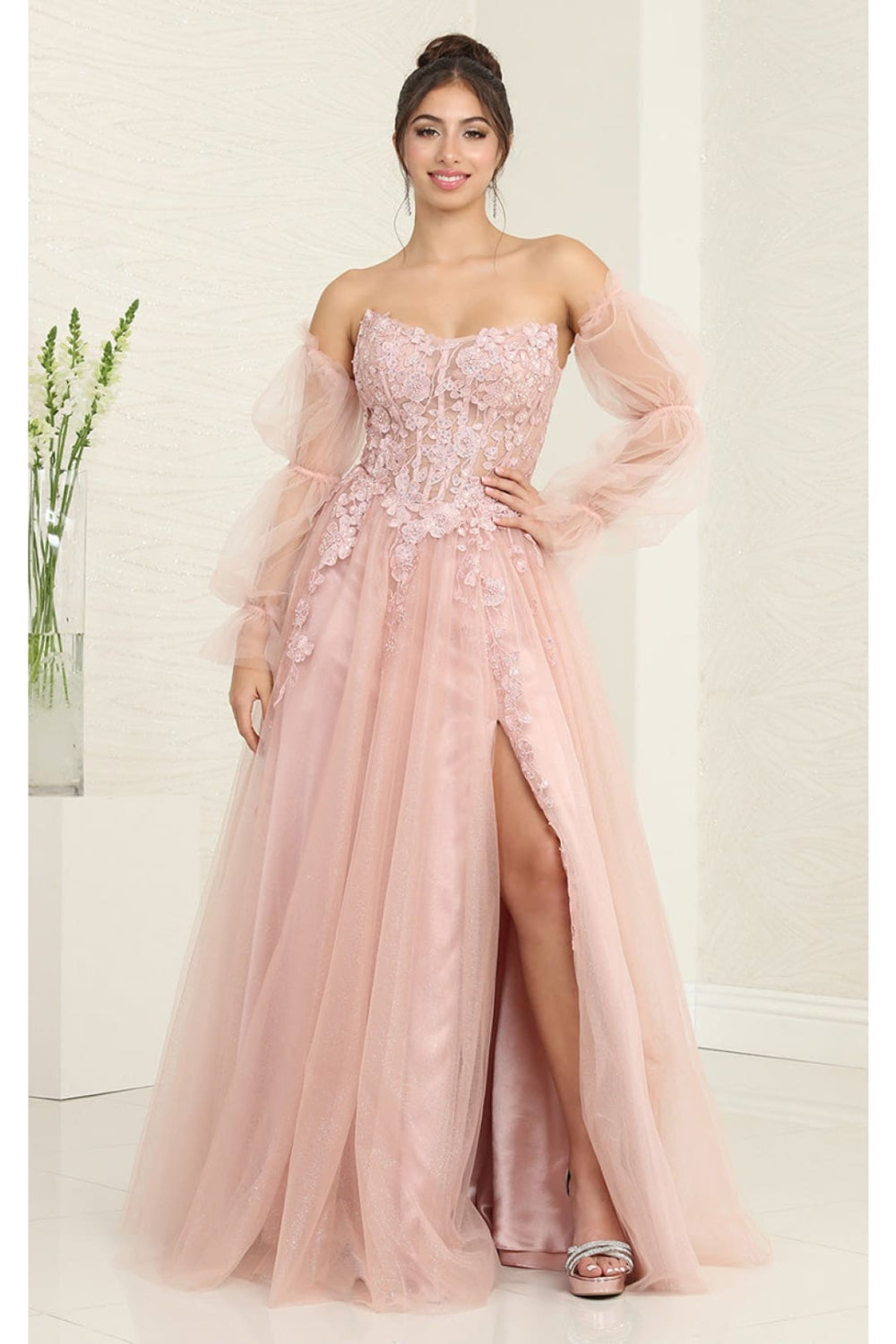 Vestido de Prom Royal Queen RQ8060 - ROSE GOLD