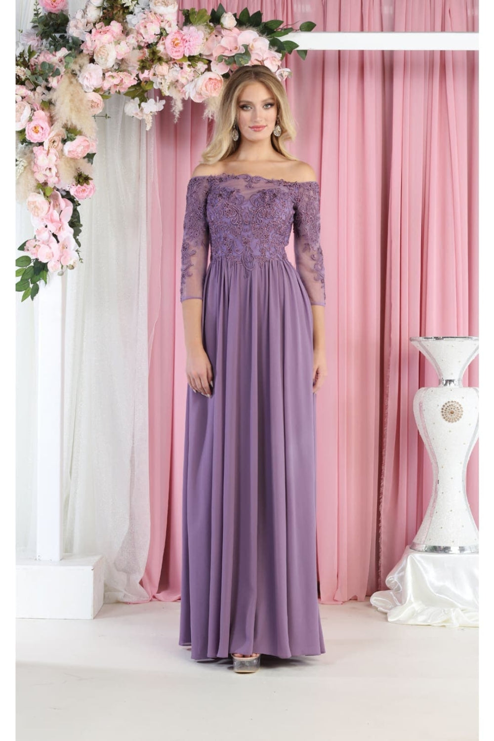 Vestido para Mamá de la Novia May Queen MQ1853 - VICTORIAN LILAC