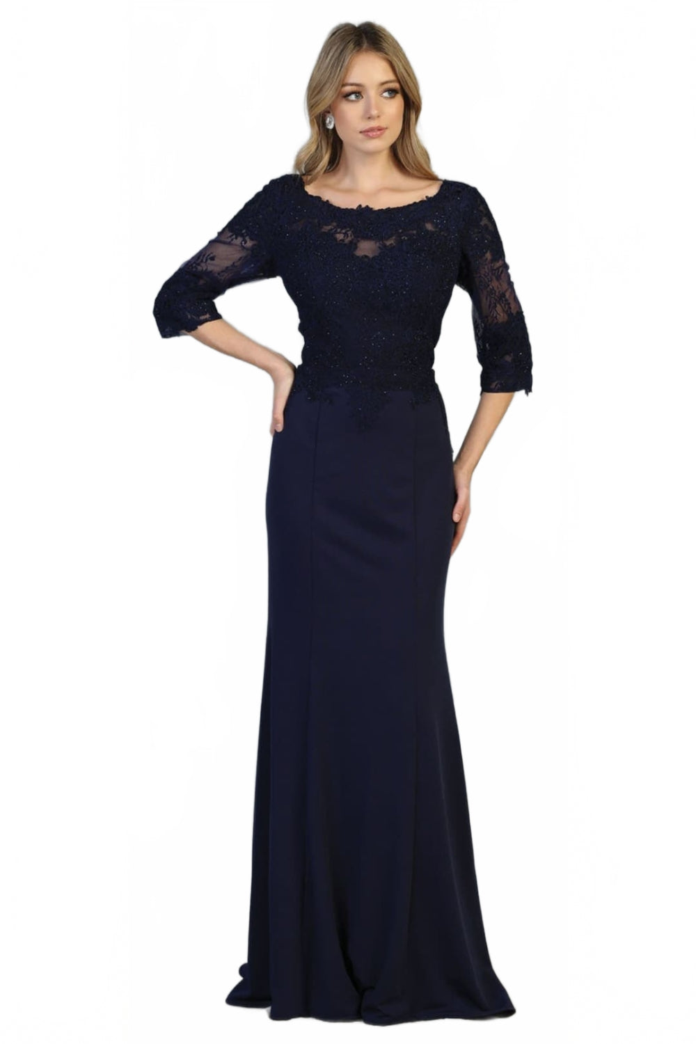 Vestido para Mamá de la Novia May Queen MQ1810 - NAVY