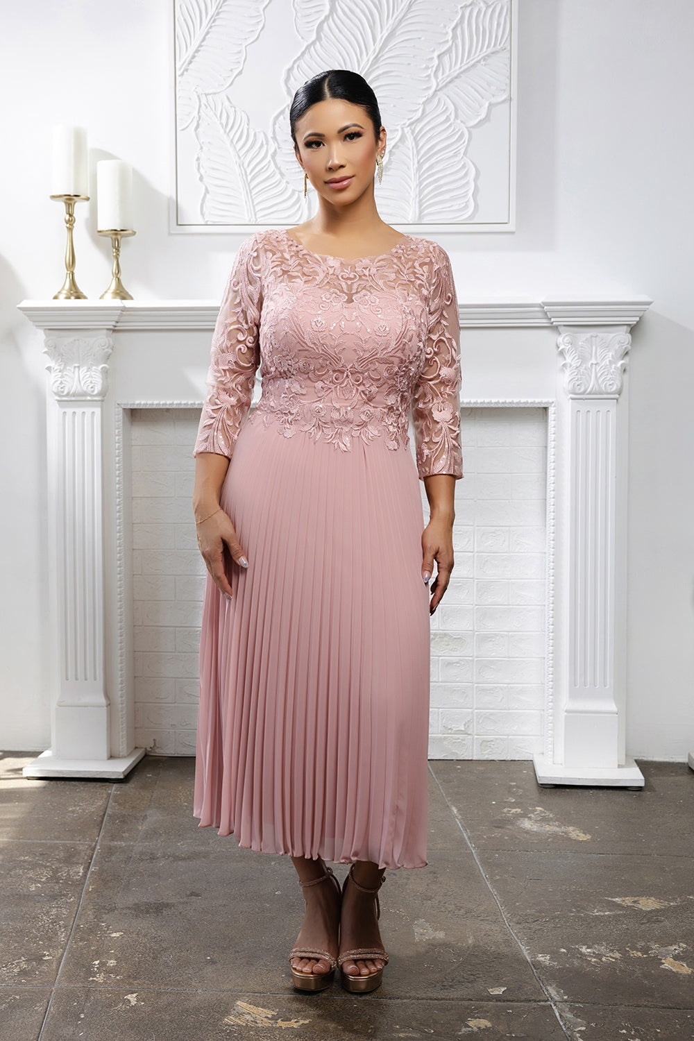 Vestido para Mamá de la Novia May Queen MQ2189 - DUSTY ROSE