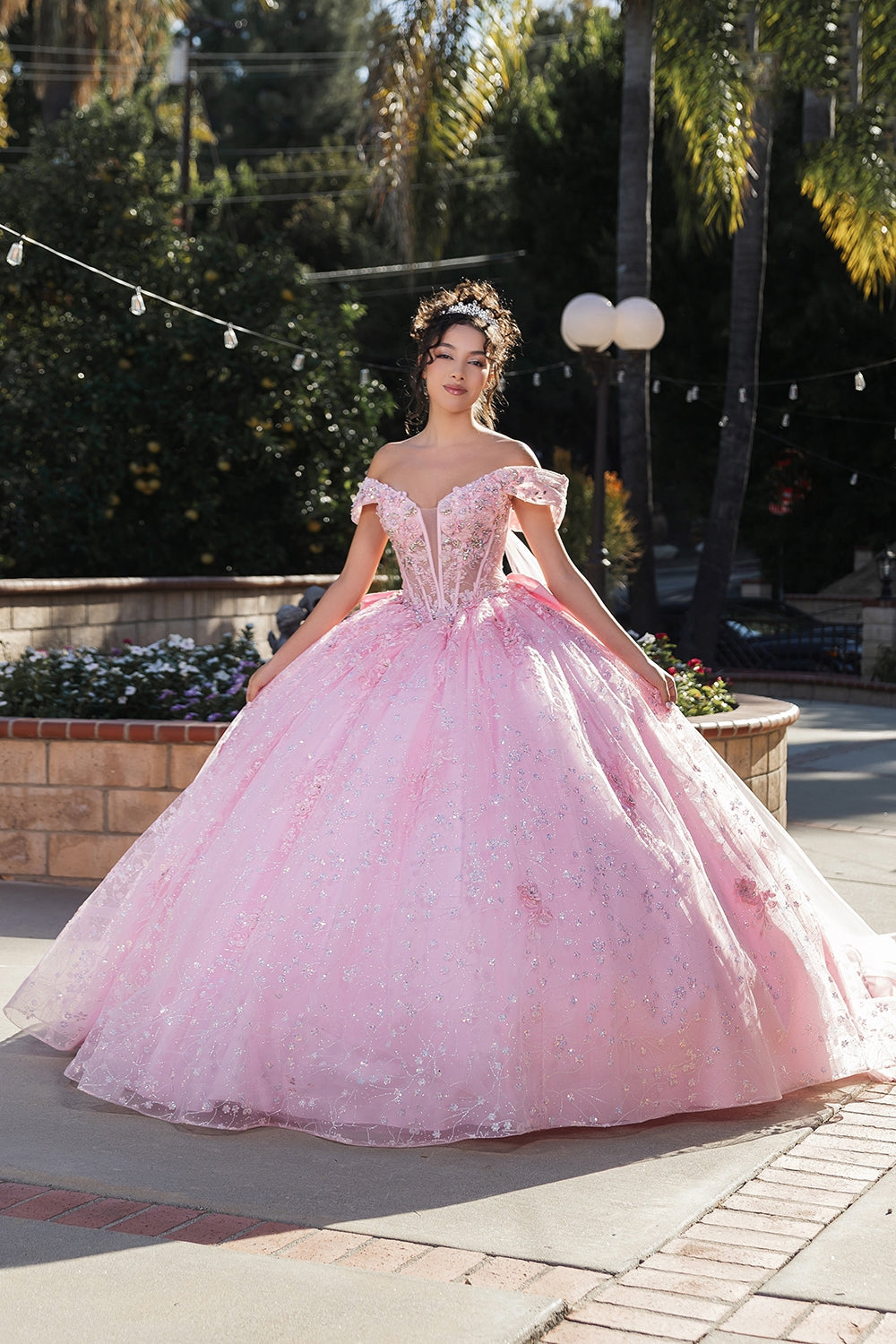 Vestido de XV Años Layla K LK273 - PINK