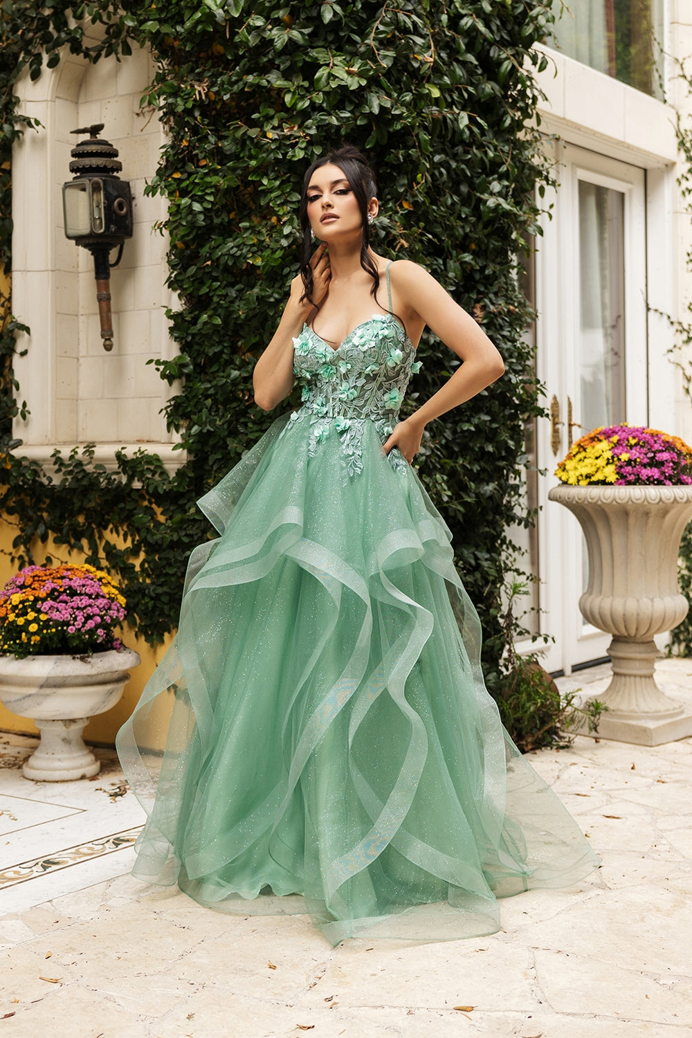 Vestido de Prom Royal Queen RQ8158 - SAGE
