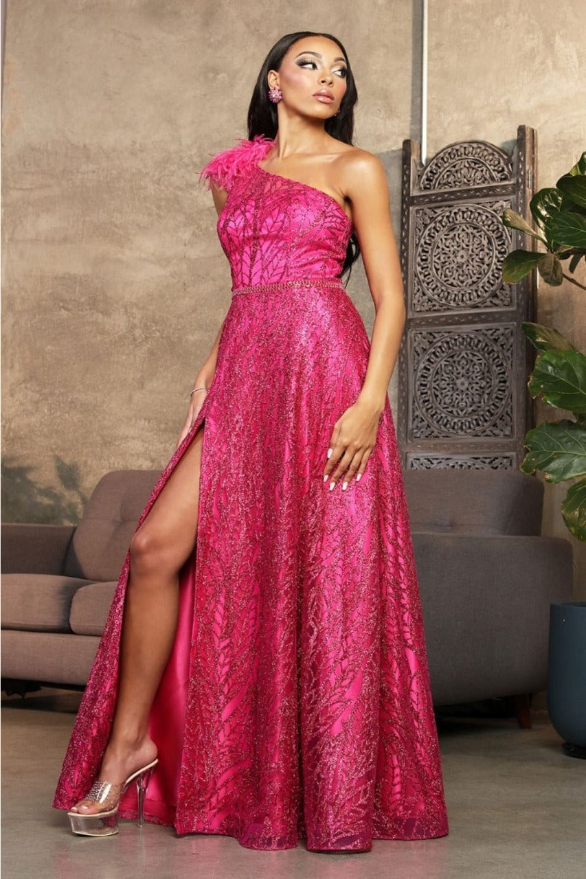 Vestido de Prom May Queen MQ2024 - FUCHSIA