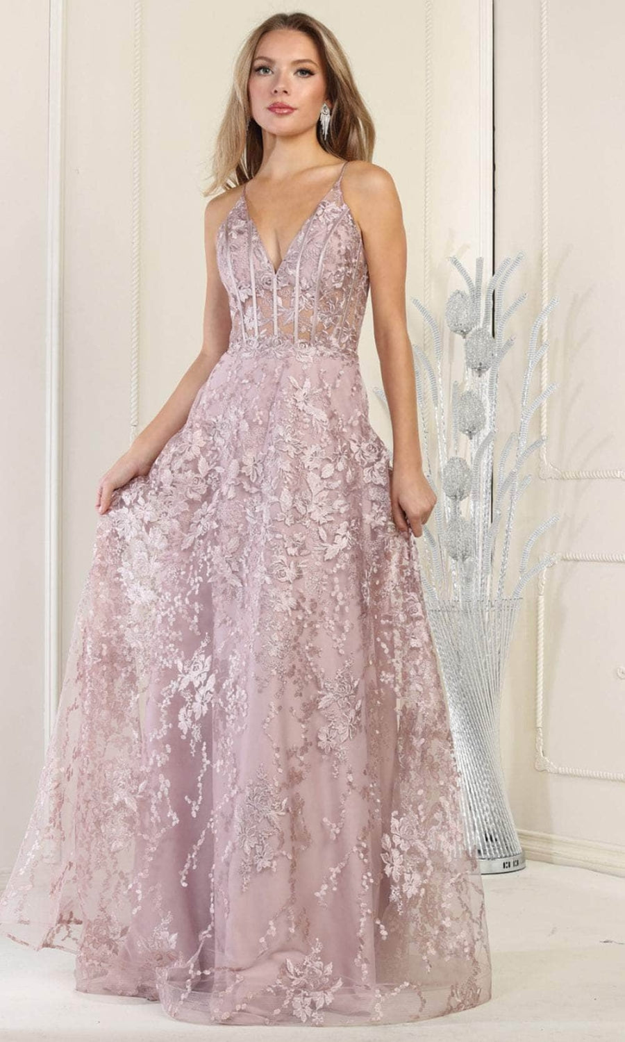 Vestido de Prom May Queen MQ1996 - MAUVE