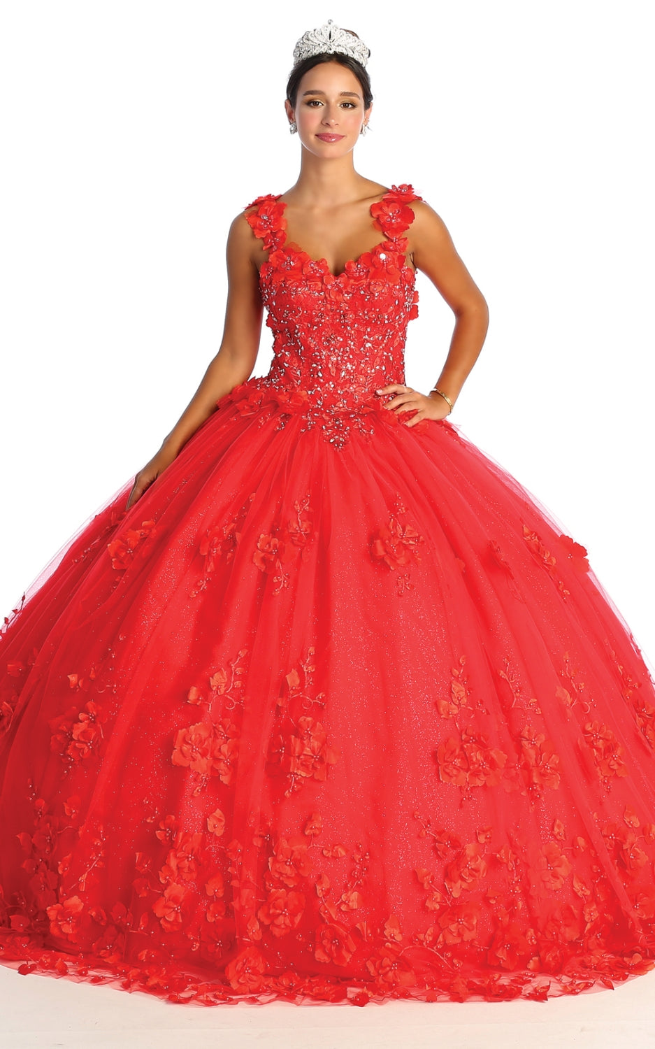 Vestido de XV Años Layla K LK157 - RED