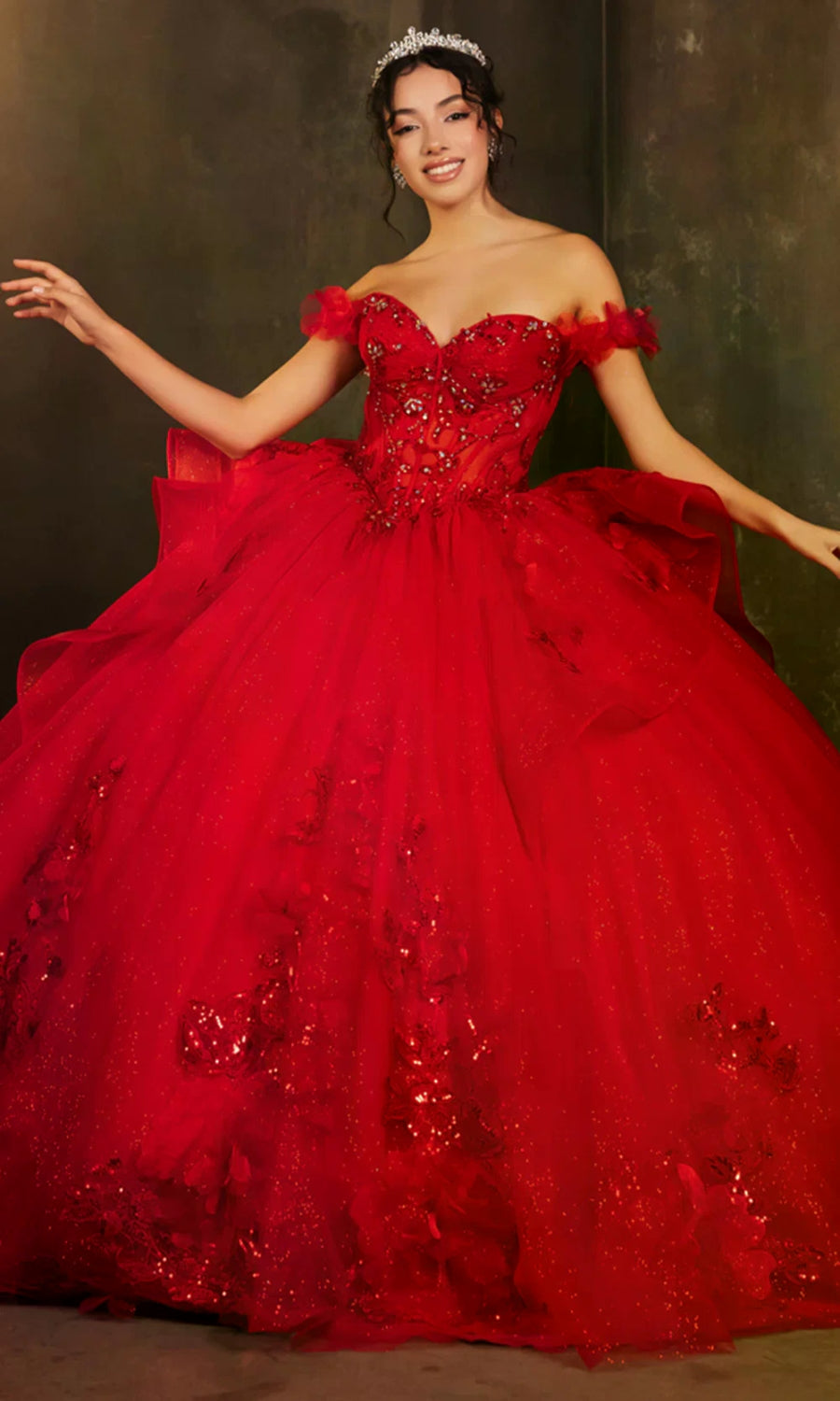 Vestido de XV Años Layla K LK270 - RED