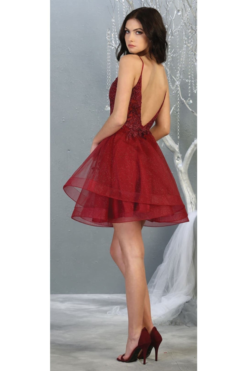 Vestido Corto de Cóctel May Queen MQ1816