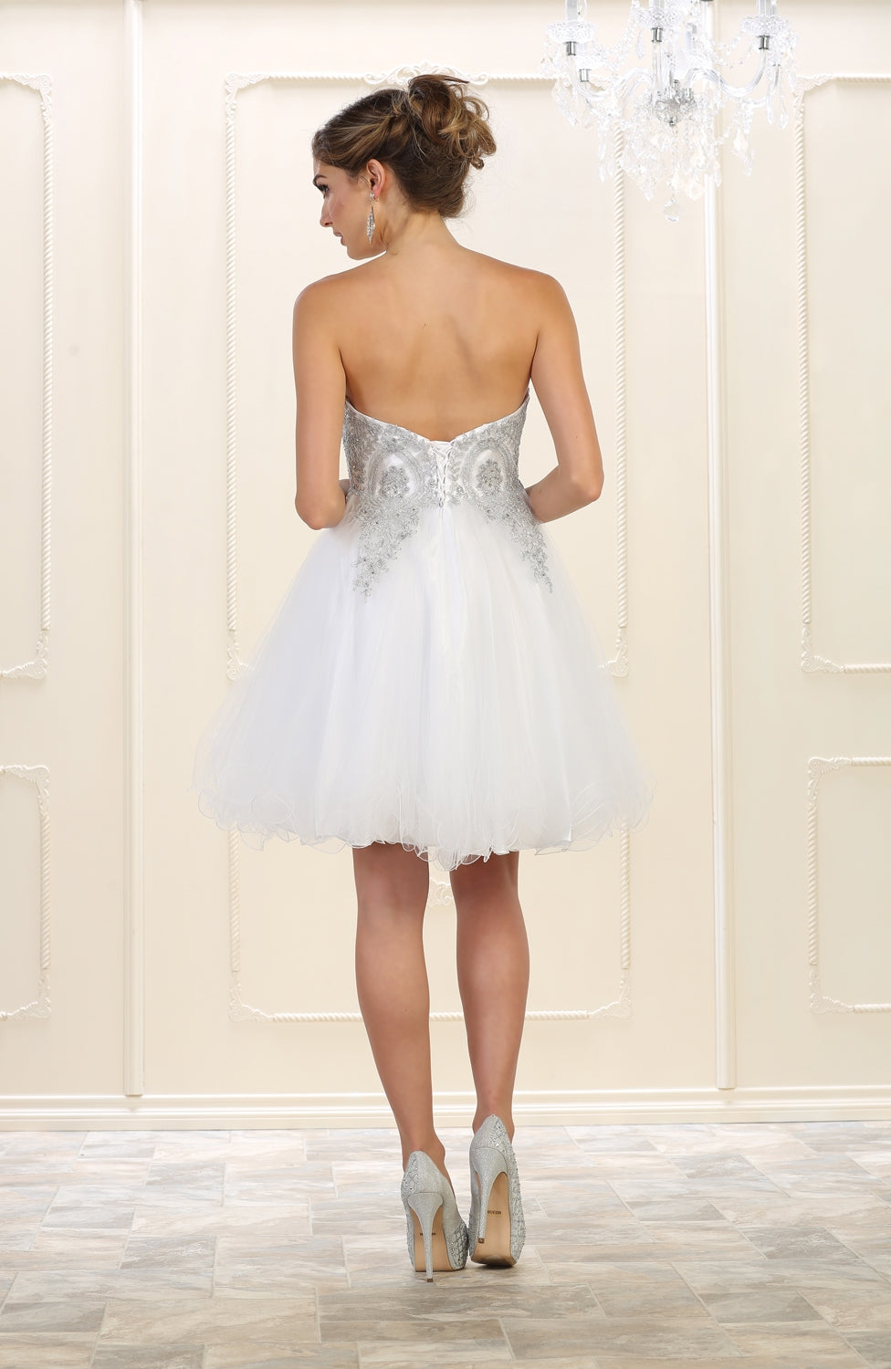 Vestido Corto de Cóctel May Queen MQ1414