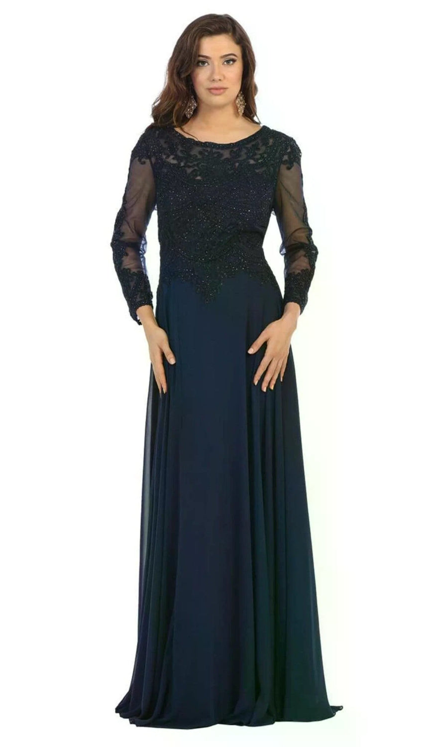 Vestido para Mamá de la Novia May Queen MQ1615 - NAVY