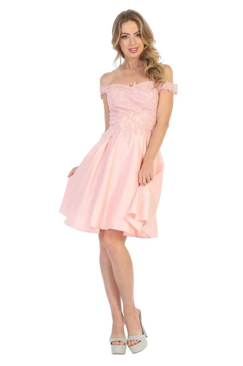 Vestido Corto de Cóctel May Queen MQ1766