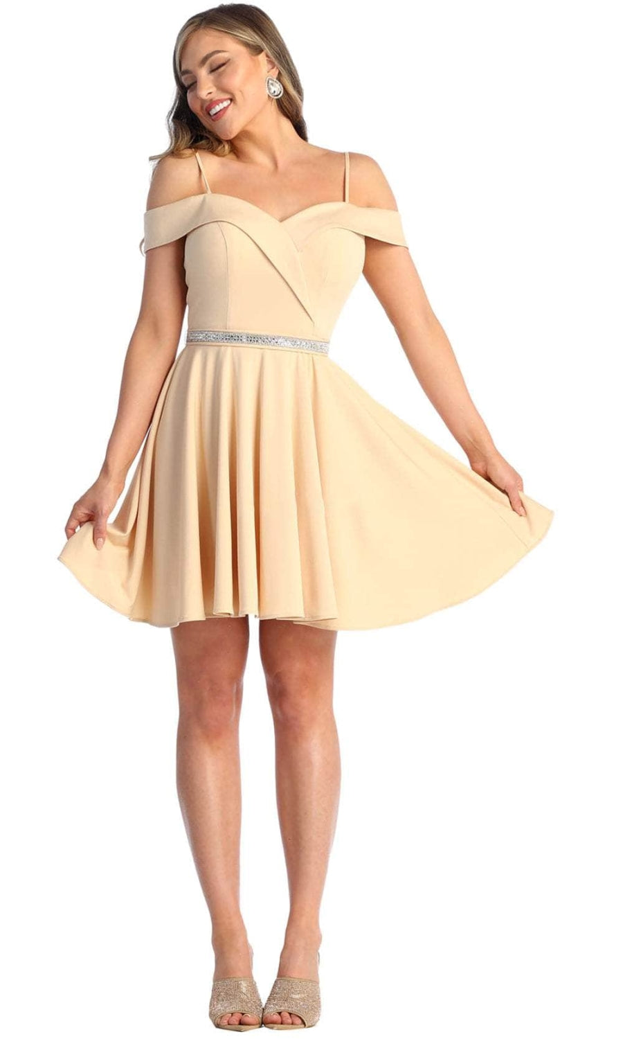 Vestido Corto de Cóctel May Queen MQ1916