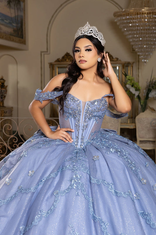 Vestido de XV Años Layla K LK283 - DUSTY BLUE