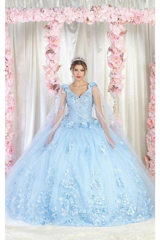 Vestido de XV Años Layla K LK199 - BABY BLUE