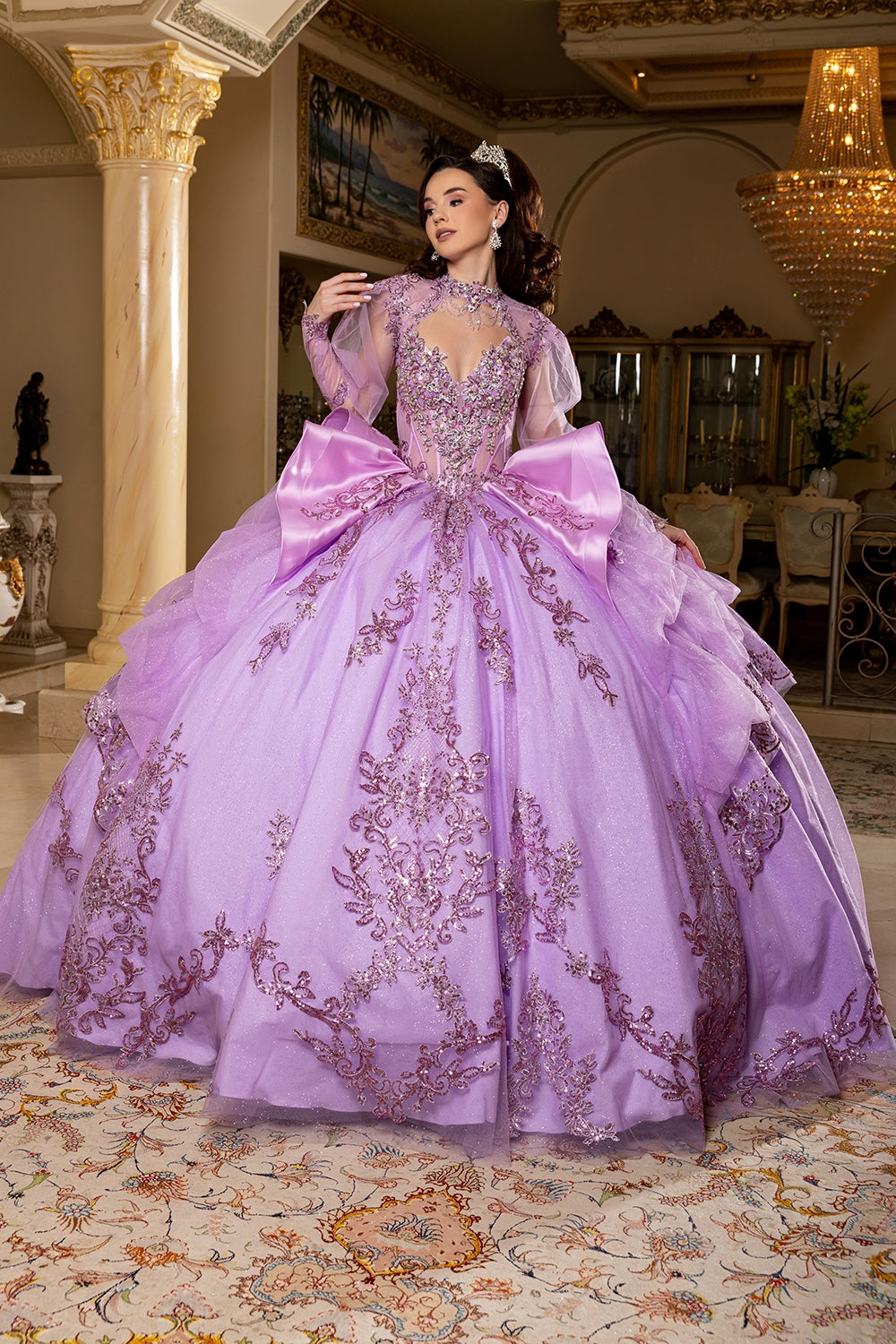 Vestido de XV Años Layla K LK299 - LILAC