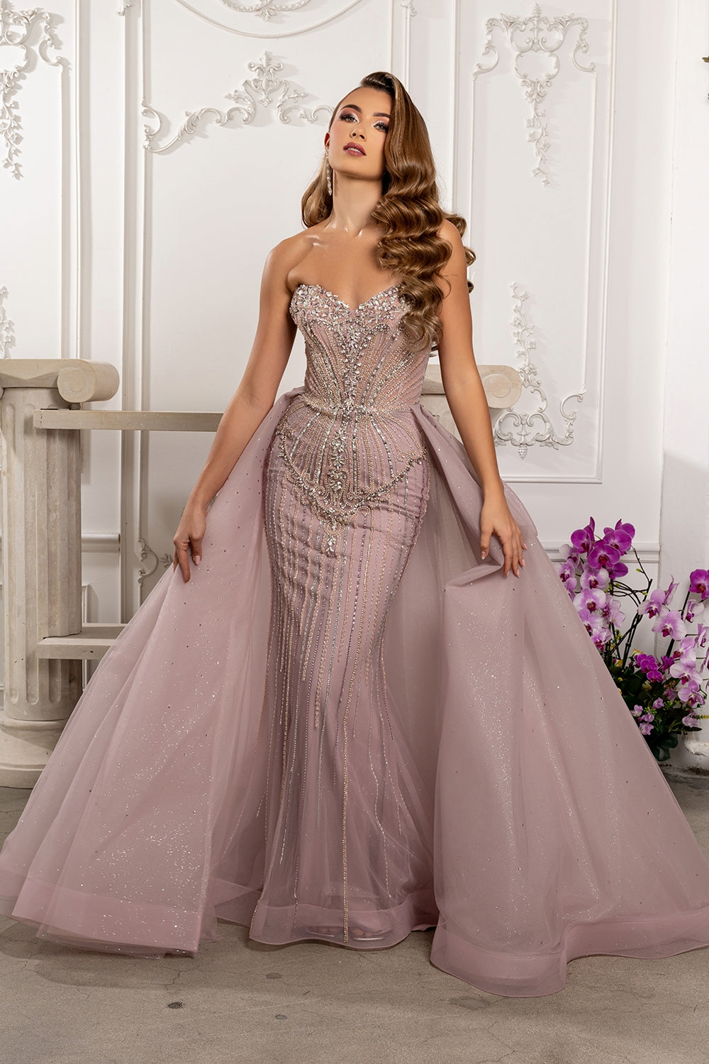 Vestido de Prom Royal Queen RQ8257 - MAUVE